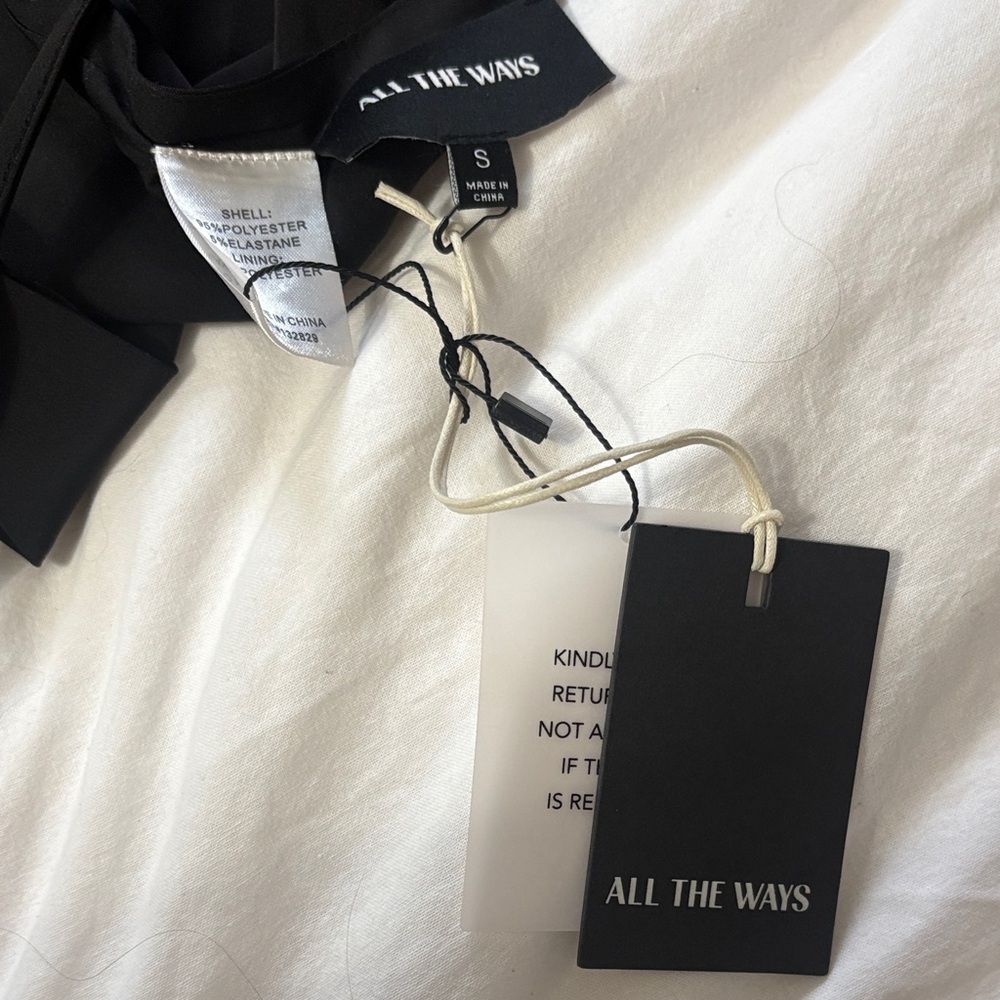 NWT- REVOLVE Elegant Black Camisole - Picture 6 of 6